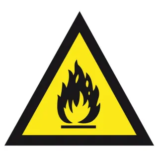 Warning about Flammable Substances Zz-1Kn Anro