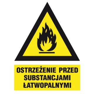 Warning about Flammable Substances Zz-2Kn Anro
