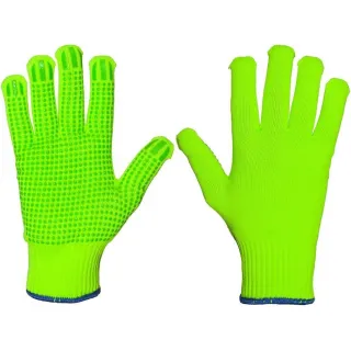 Polyester-cotton gloves with PVC droplet Swg-Psd Fresh Sungboo Polish Manufacturer